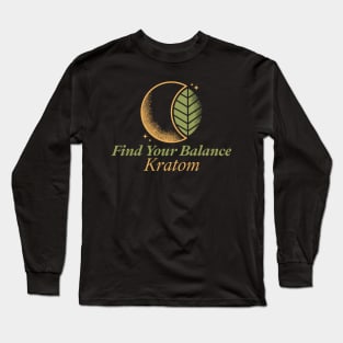 Find your Balance Kratom Long Sleeve T-Shirt